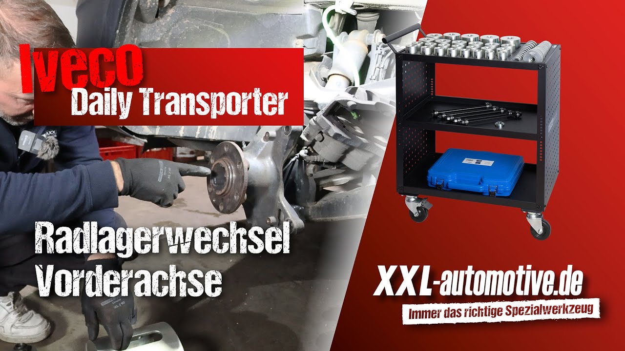 Radlager wechseln am Iveco Daily – wir müssen improvisieren...