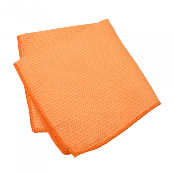Microfasertuch Waffeltuch orange 40x40 cm 300 gsm