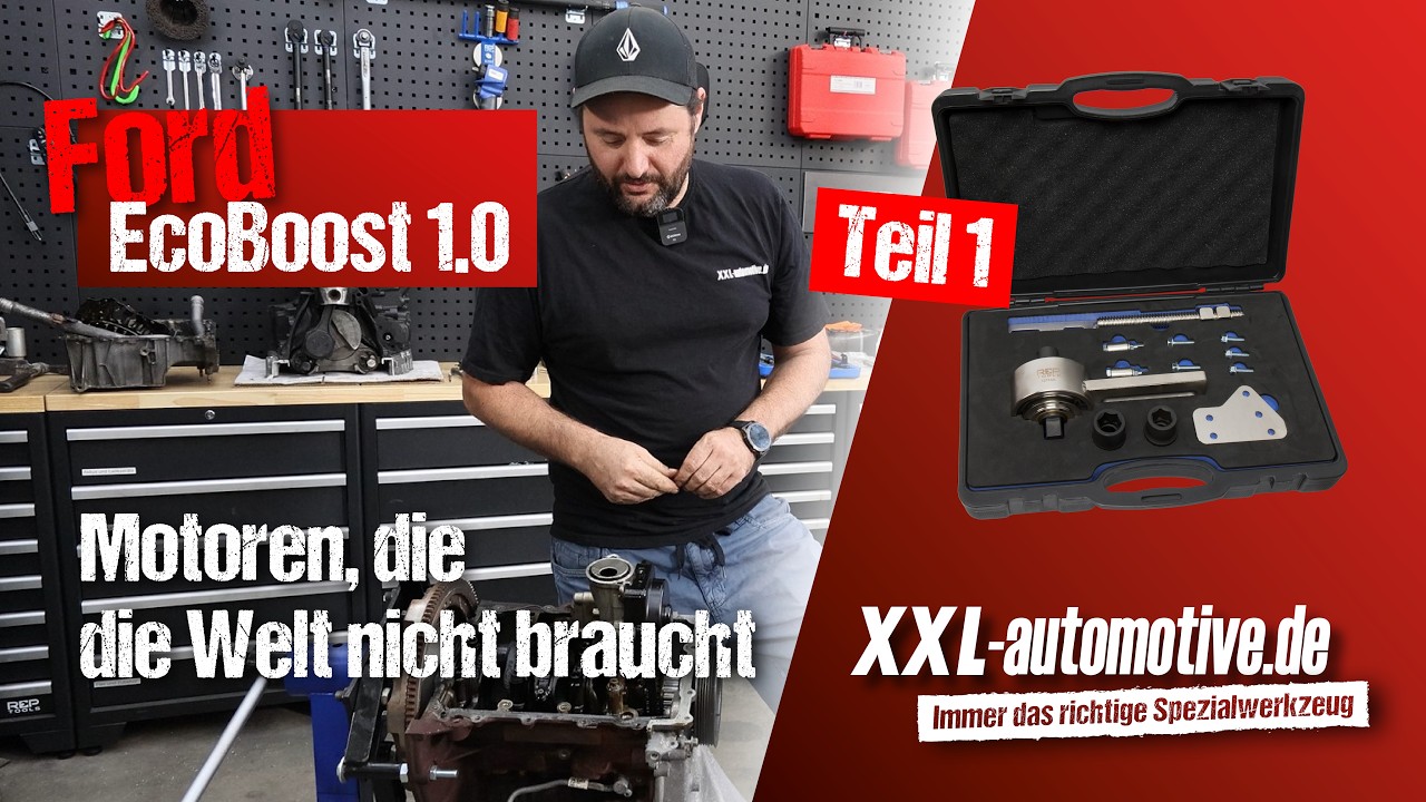 Ford EcoBoost 1.0L Steuerzeiten einstellen und Zahnriemen wechseln Teil 1