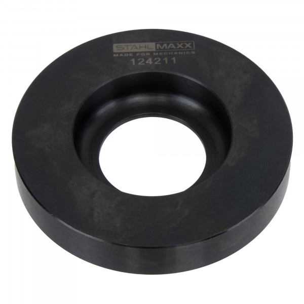 Montage-Adapterplatte für Hinterachslager, Ø 90mm, mit Tiefenanschlag und Magneten, für Pressrahmen