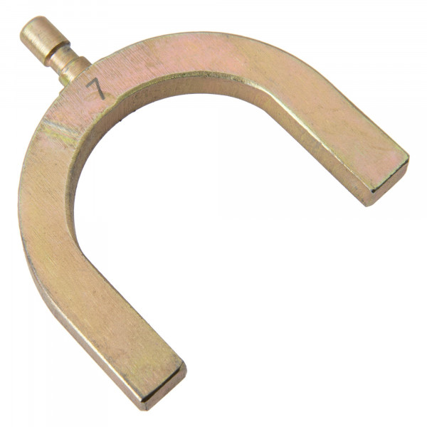 Hufeisen, gold, Einbau aus 117926 Abzieher-Satz / Ausdrücker für T4 Traggelenk
