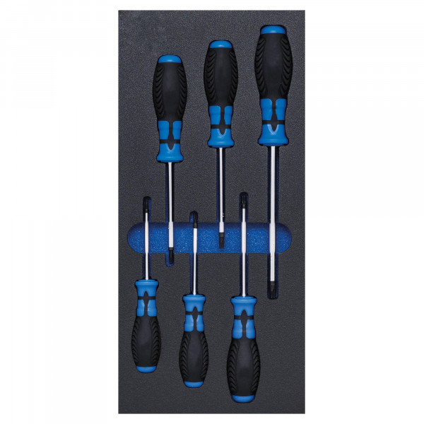 T-Profil-Schraubendreher, T15–T40, 6-tlg., Werkstattwageneinlage 1/3