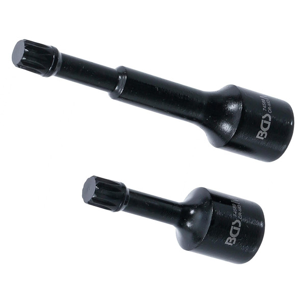 Kraft-Spezial-Bit-Einsatz-Satz, Antrieb 12,5 mm (1/2&quot;), Innenvielzahn (für XZN) M12, für VAG, 2-tlg