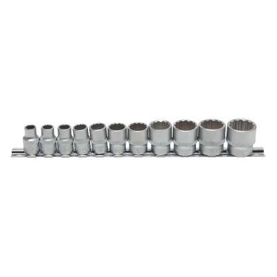 Titan T60 Bit-Stecknuss – 1/2 Zoll Antrieb, Manipulationssicher | Aus Chrom-Vanadium-Stahl, Für Torx-Schrauben