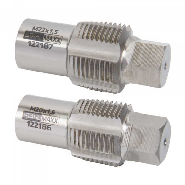 Gewindeschneider Satz M20x1.5, M22x1.5, für NOX-Sensor, Lambdasonde, Temperatursonde