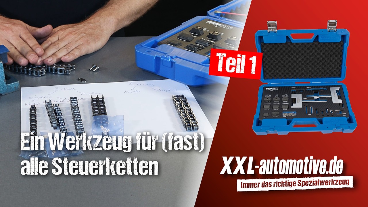 Ein Werkzeug für nahezu alle Steuerketten Teil 1 – Trennen und vernieten einer 4 mm Simplex Kette
