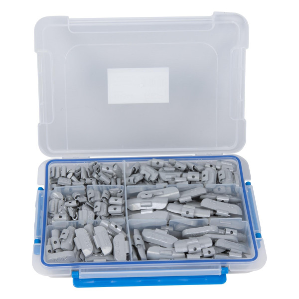 Zink-Schlaggewicht-Satz, 225-tlg., Auswuchtgewichte für Stahlfelgen, 5–30g