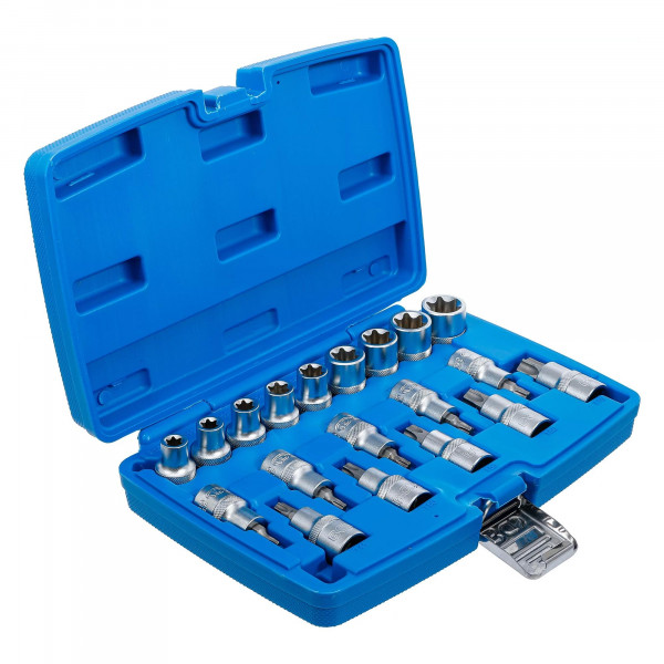 Torx Steckschlüssel Einsätze 1/2&quot;, Innen T20-T70, Aussen 10-24