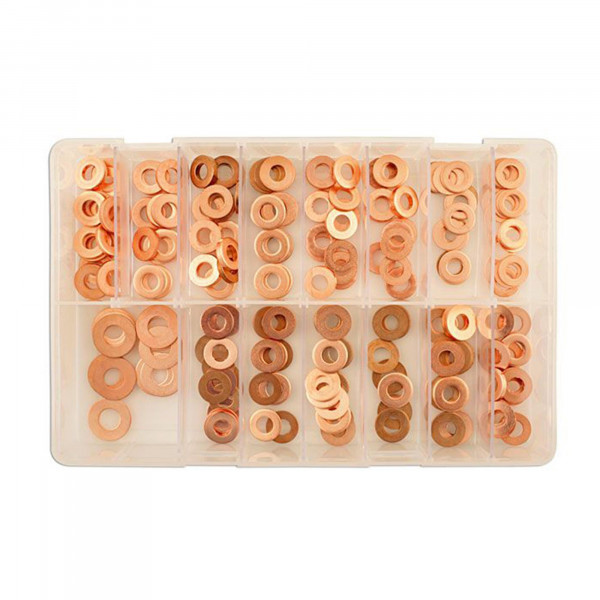 Injektor Dichtringe in Sortimentsbox, 150 Stück