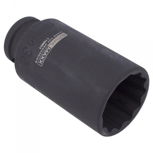 Kraft-Steckschlüssel-Einsatz, 12-kant, SW30 mm, 1/2&quot;