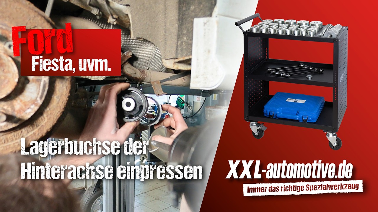 Gummilager an der Hinterachse einpressen – so geht's beim Ford Fiesta