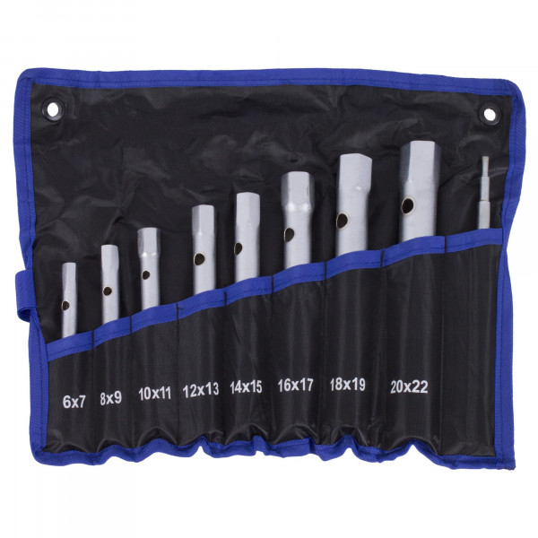 Rohrsteckschlüssel-Satz, 9-tlg., 6-22 mm