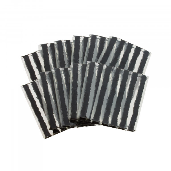 Reifen Reparatur Streifen, 100 x 6mm, schwarz, 60 Stk