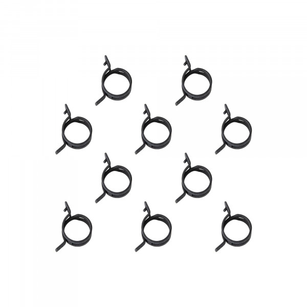 Federbandschellen, FBS Ø21-24 mm, selbstspannend, Bandbreite 12 mm, Federstahl, 10 Stk