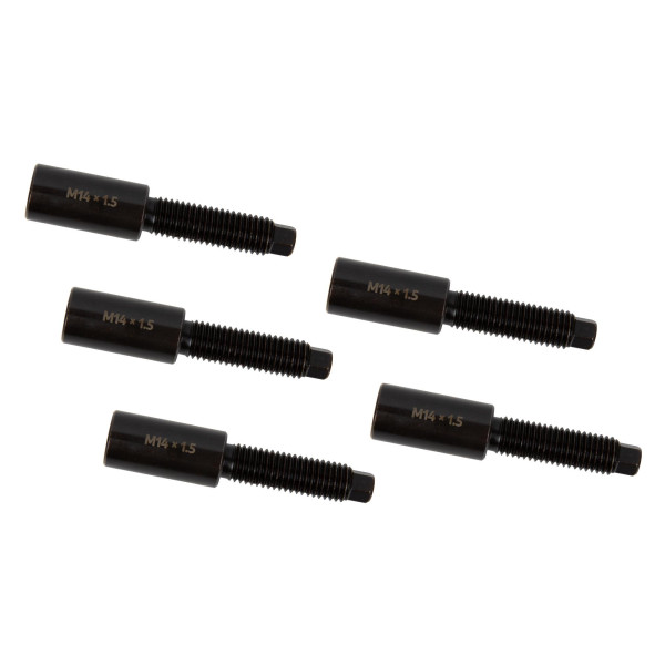 Gewindeadaptersatz Nr. 10, 5-tlg. AG M14x2 auf IG M14x1.5, Radnaben-, Radschrauben-Adapter, L=90 mm