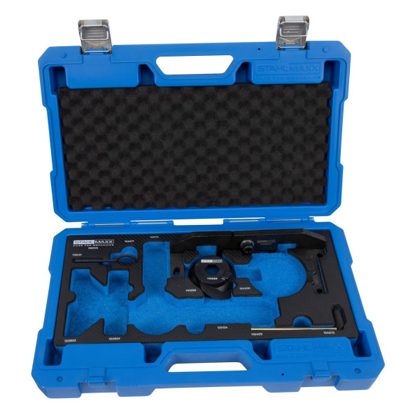 Steuerzeiten-Spezialwerkzeug, für PSA EB0, EB2 1.0 1.2L, mit Ölbad-Zahnriemen, eintlg. Ventildeckel