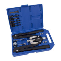 2-in-1 Nietzange, Profi Ausführung mit langem Hebel, Universal, für Blindnieten und Nietmuttern 2-in-1 Nietzange, Profi Ausführung mit langem Hebel, Universal, für Blindnieten und Nietmuttern