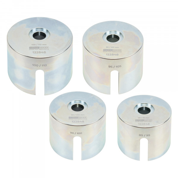 Druck- und Zughülsenset 4 tlg., für Radlager, Buchsen, Erweiterung für 117904, 117908, Ø 85–100 mm