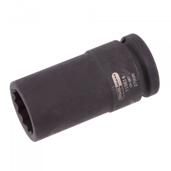 Kraft-Steckschlüssel-Einsatz, 12-kant, 27 mm, 3/4-Antrieb