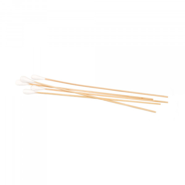 Injektorschacht Reinigungsbürsten mit Wattekopf, 250mm, Ø10x35mm, 5 Stück