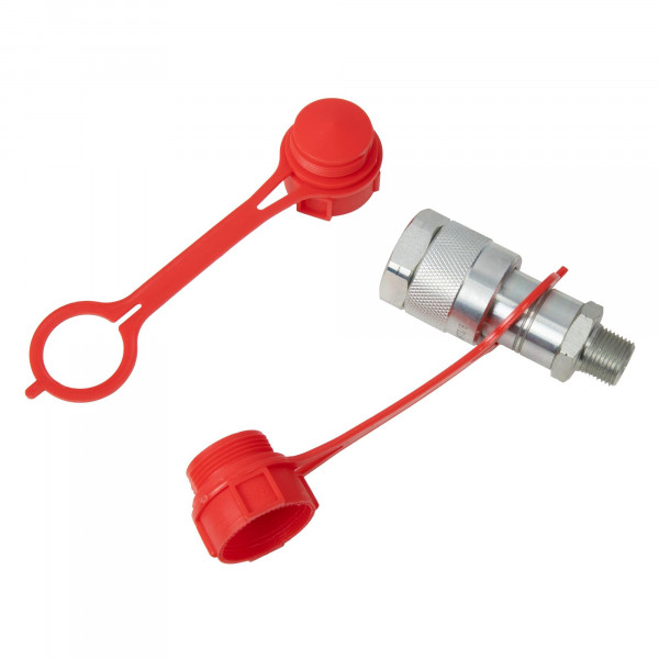 Quick-Adapter, Hydraulik-Anschlussset, männlich + weiblich, NPT 3/8&quot;, für 106831, 123504, 123506