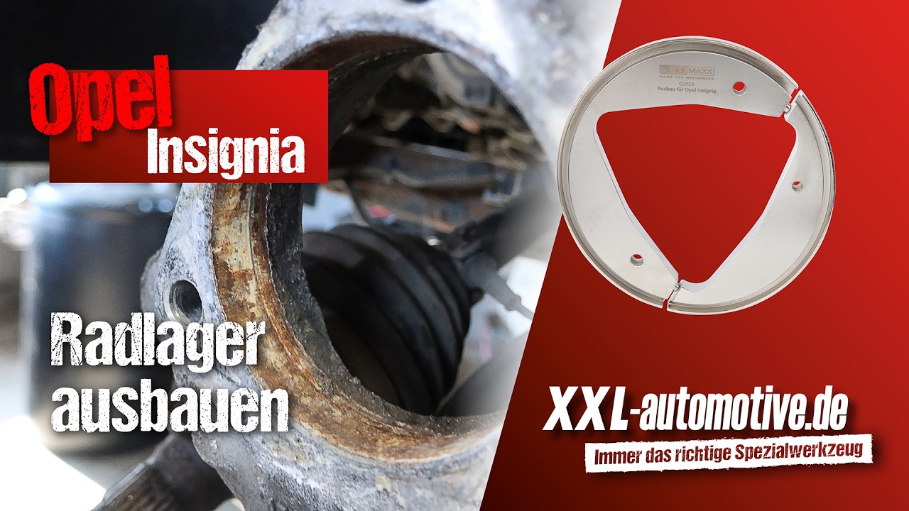 Radlager ausbauen bei Opel Insignia – keine Chance ohne Hydraulik