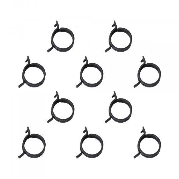 Federbandschellen, FBS Ø27-32 mm, selbstspannend, Bandbreite 12 mm, Federstahl, 10 Stk