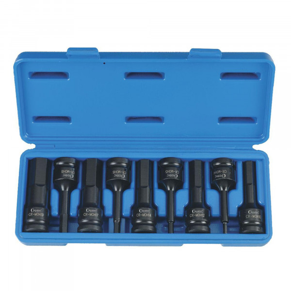 Kraft Steckschlüsseleinsätze Innensechskant, 4 - 19 mm, 1/2&quot;-Antrieb