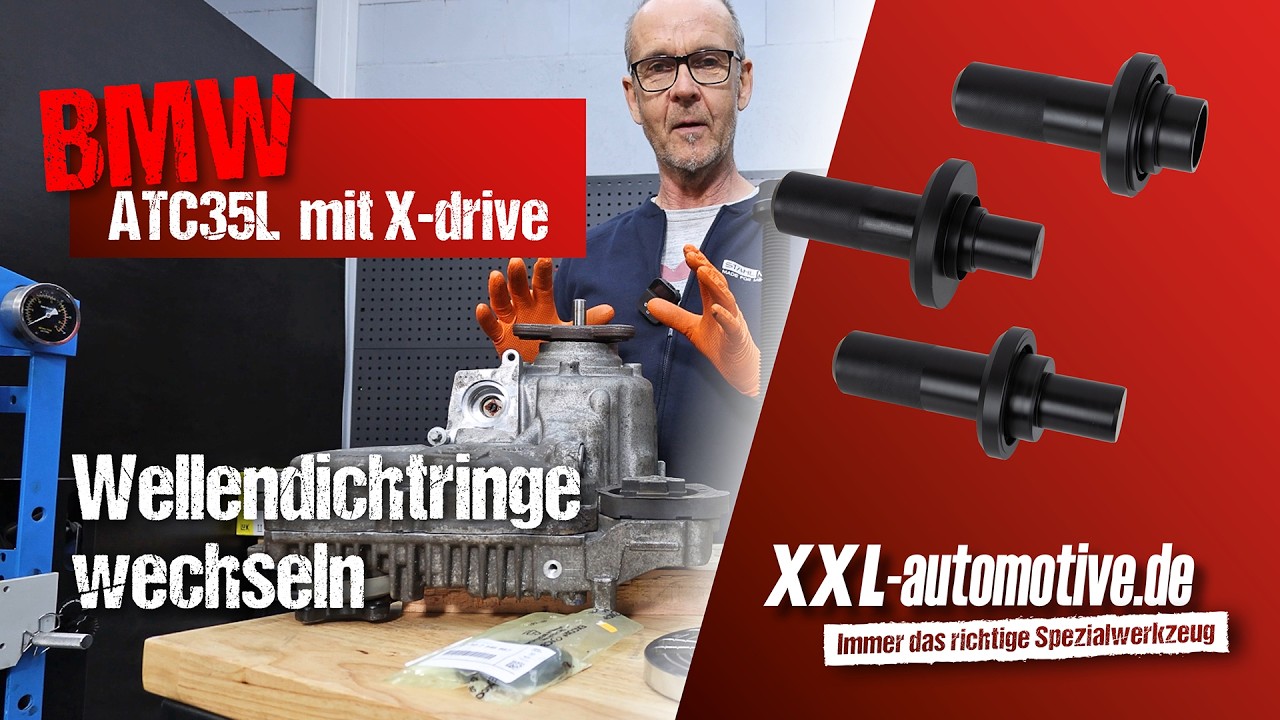 Wellendichtring am Getriebe wechseln – so geht's beim ATC35L von BMW