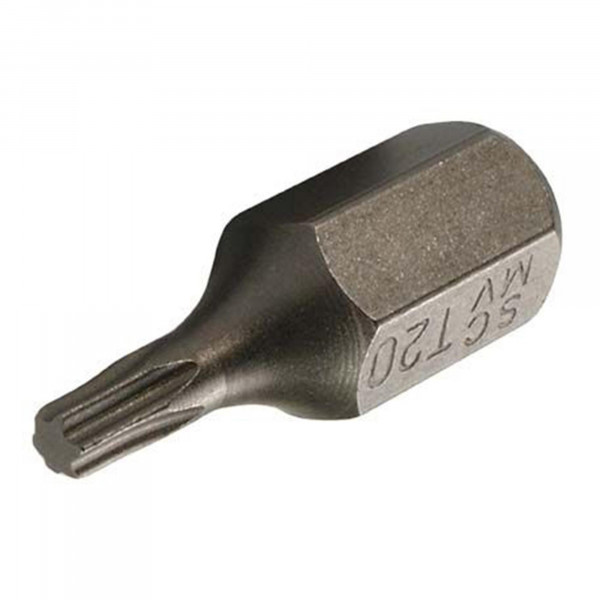 T-Profil Bit ohne Bohrung, 30 mm lang, T20, 10 (3/8)