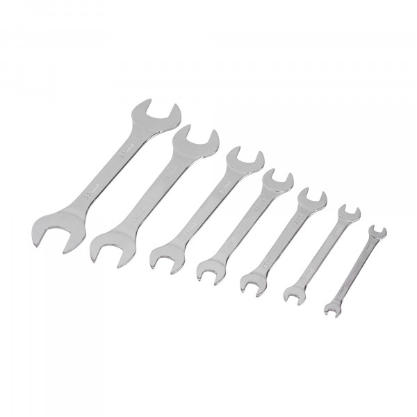 Doppelmaulschlüssel-Satz, SW6–23 mm, extra flach, 7-tlg.