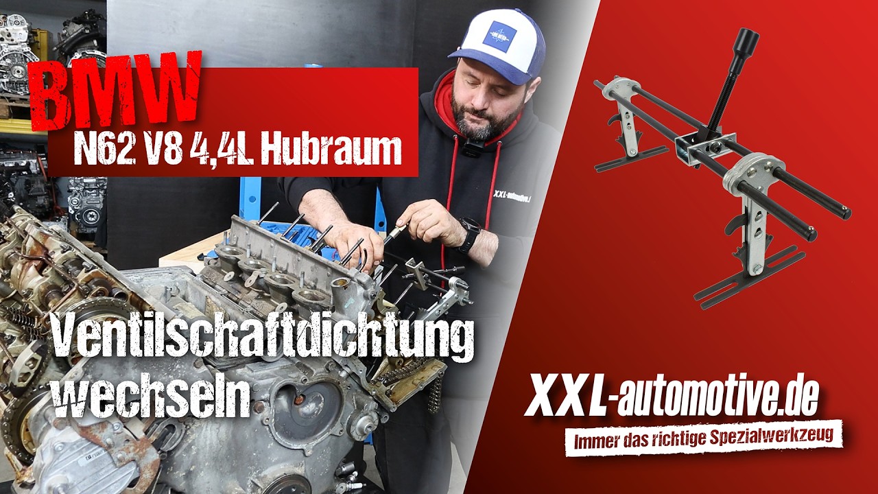 BMW N62 V8 4,4L mit Valvetronic – Ventilschaftdichtung wechseln