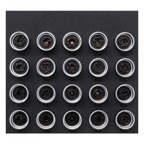 Felgenschloss-Werkzeug-Satz für VAG, 20-tlg.