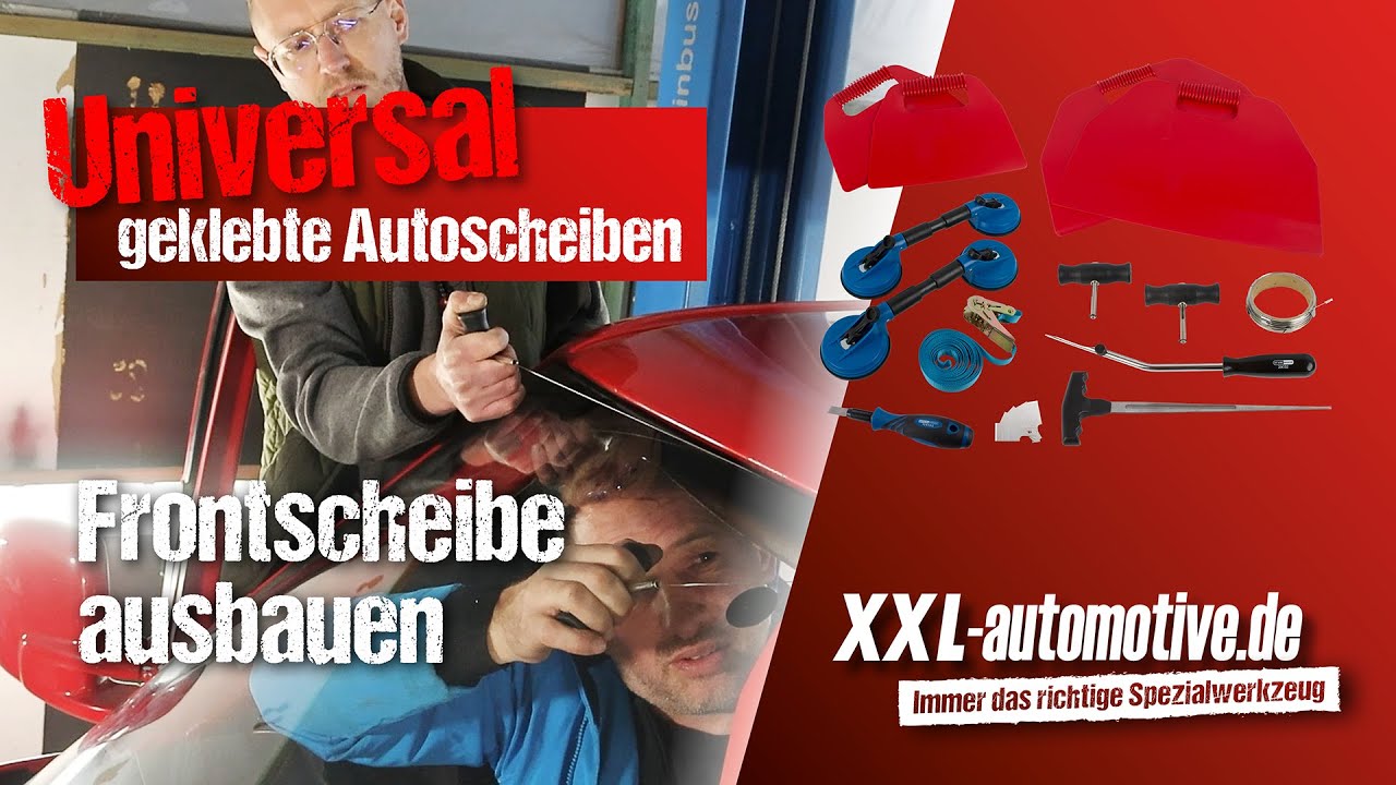 Geklebte Autoscheiben ausbauen – wir wechseln die Frontscheibe am VW T4