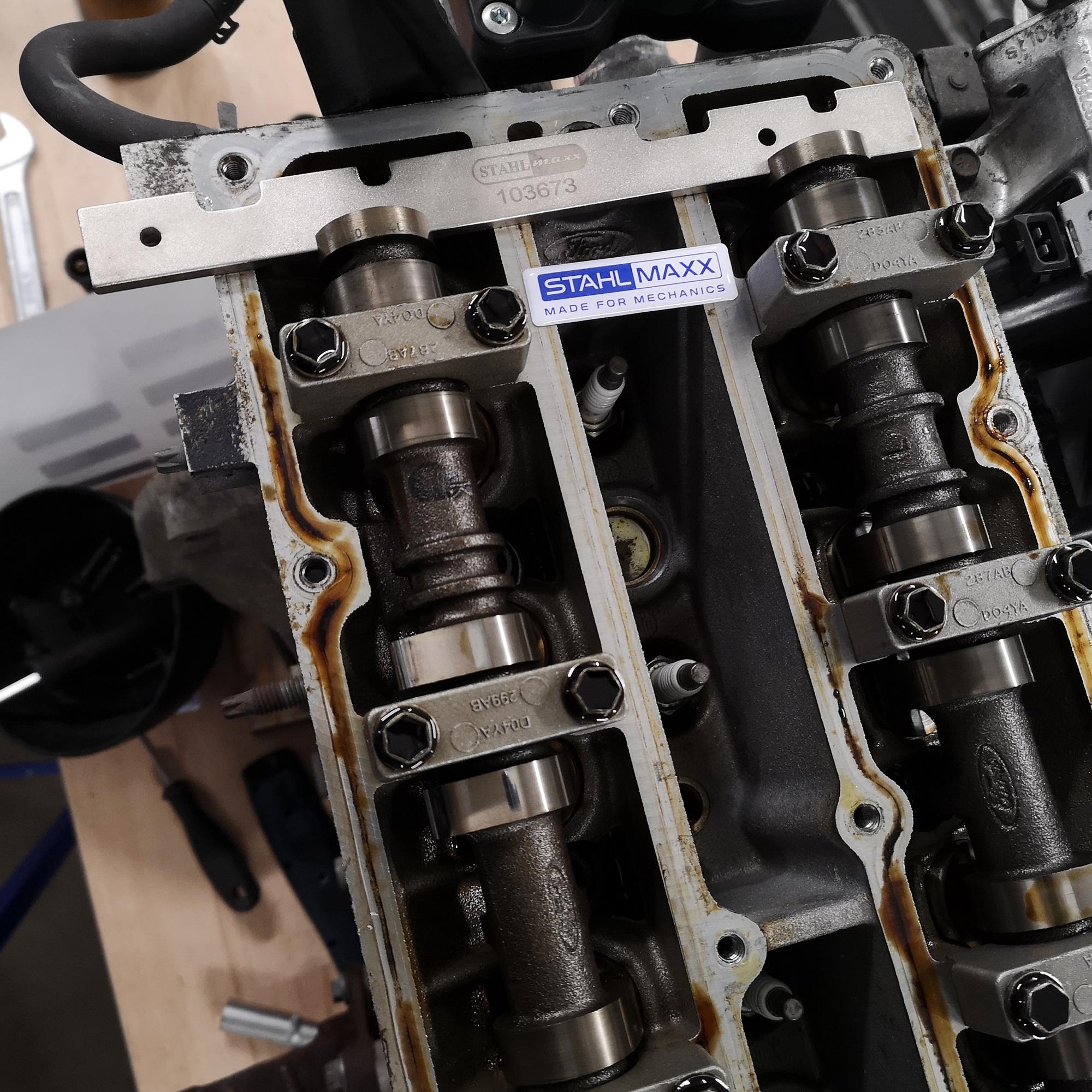 DAYUAN Motor Einstell Werkzeug Zahnriemen Arretierung Schwungrad Sperren  Werkzeug für Focus Fiesta Mondeo, Kompatibel mit Ford Mazda1.4 1.6 1.8 2.0