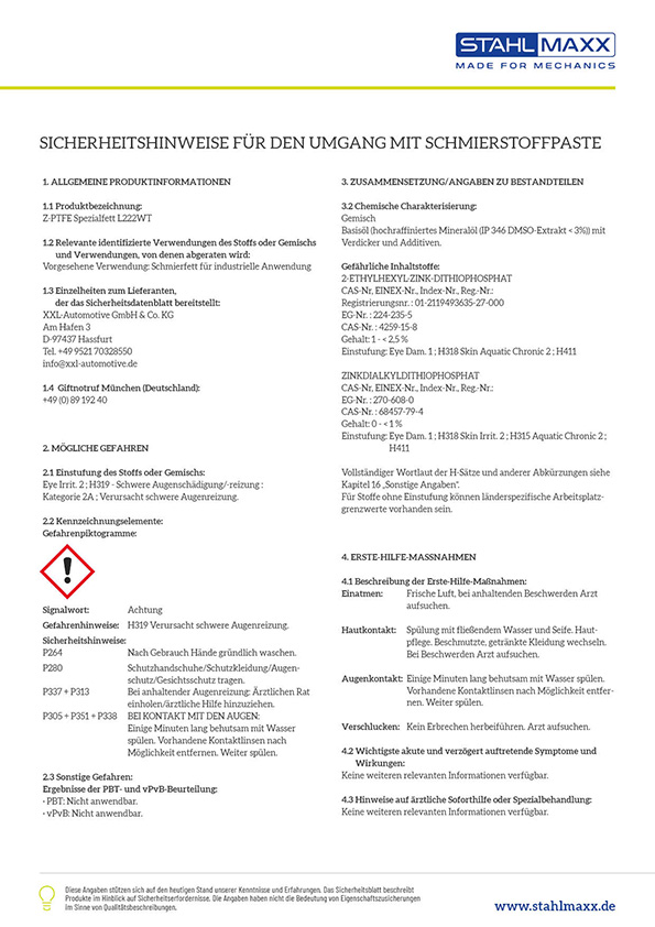 Festschmierstoffpaste für BMW MB VAG Schiebedach Panoramadach, 140g, wie  G060751A2, Fette, Öle/Chemie
